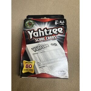 Yahtzee Score‎ Cards Game Hasbro Gaming Ages 8 Plus 80 Cards